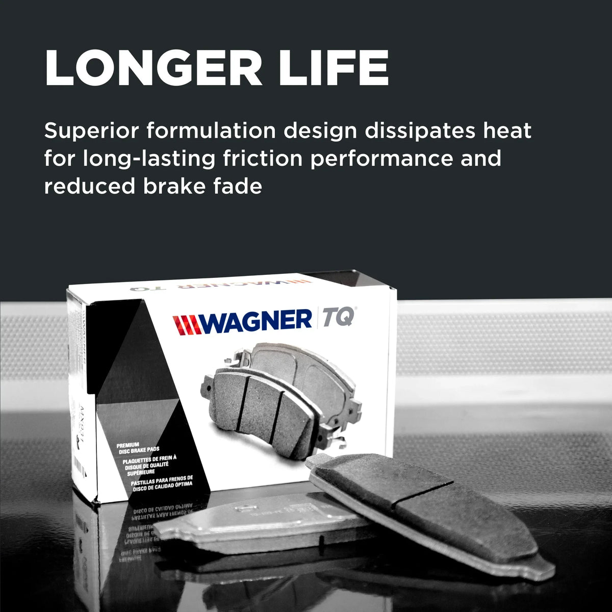 Wagner Thermoquiet QC1799 Ceramic Disc Brake Pad Set Fits select: 2015-2016 HYUNDAI GENESIS, 2017 GENESIS G80