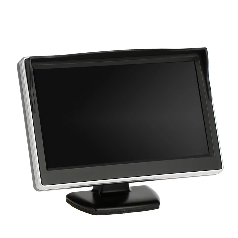 Tomshoo 5 Inch TFT LCD Display Monitor Car Rear View Backup Reverse System + Parking Camera, Clear Image, Easy Installation, Ideal for Cars and Trucks