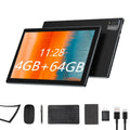 Coopers 2 in 1 Tablet, 10 inch Android 11 Tablet with Keyboard 4GB+64GB+512GB Expandable Dual Camera, WiFi, Bluetooth, Long Battery Life, Google Certified Tablet PC