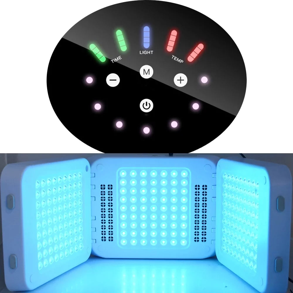 Photon PDT LED Light Facial Mask Machine 7 Colors Skin Rejuvenation Light Acne Treatment Therapy