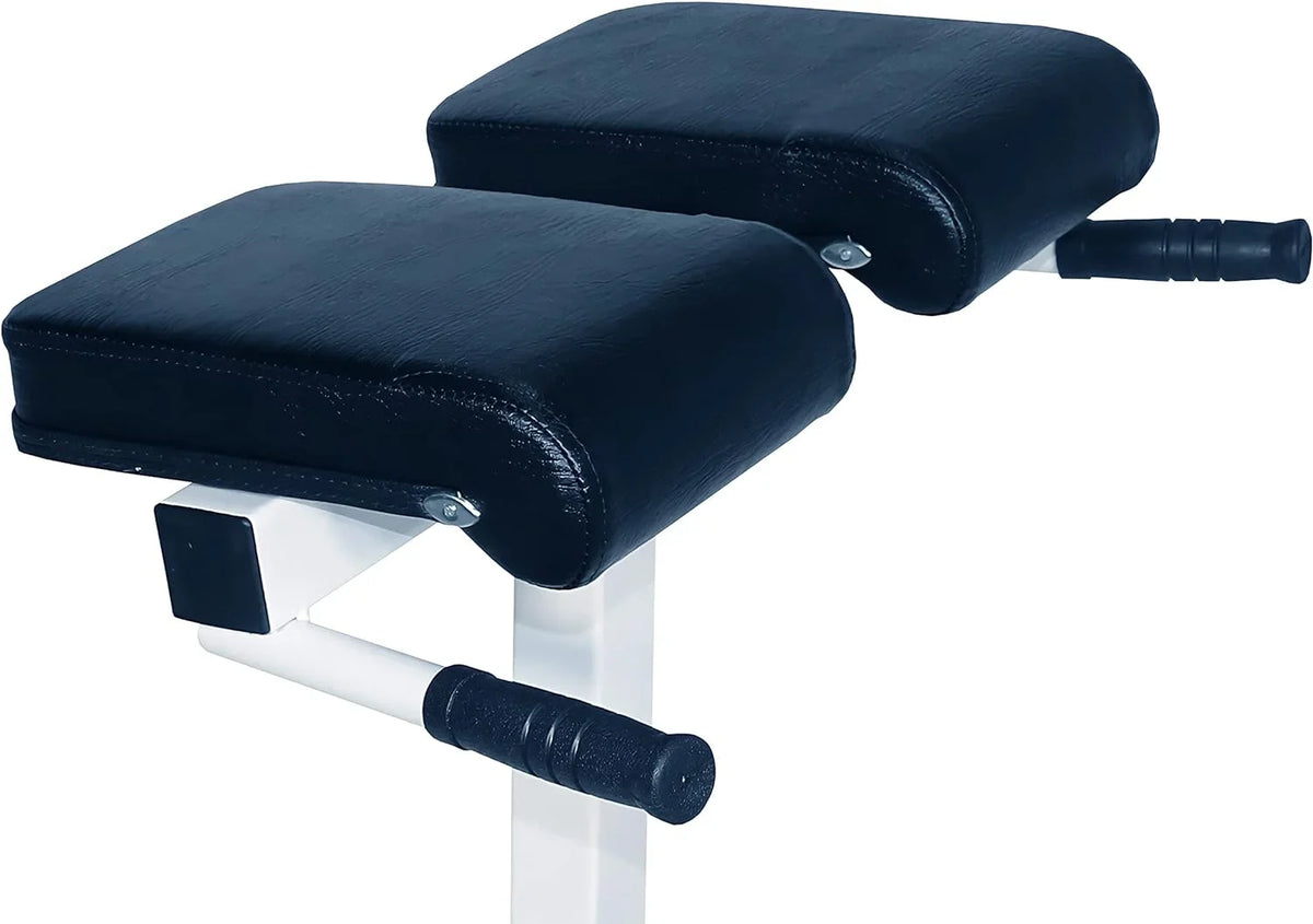 DF404 Hyperextension Bench Chair – 400 LBS Capacity – Fully Adjustable Hyper Extension Back Exercise Fitness Station For Strength Training By