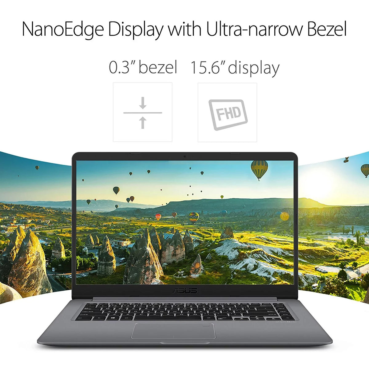 ASUS VivoBook F510UA Thin Lightweight FHD WideView Laptop Notebook Fingerprint i5 8GB 128GB SSD 1TB