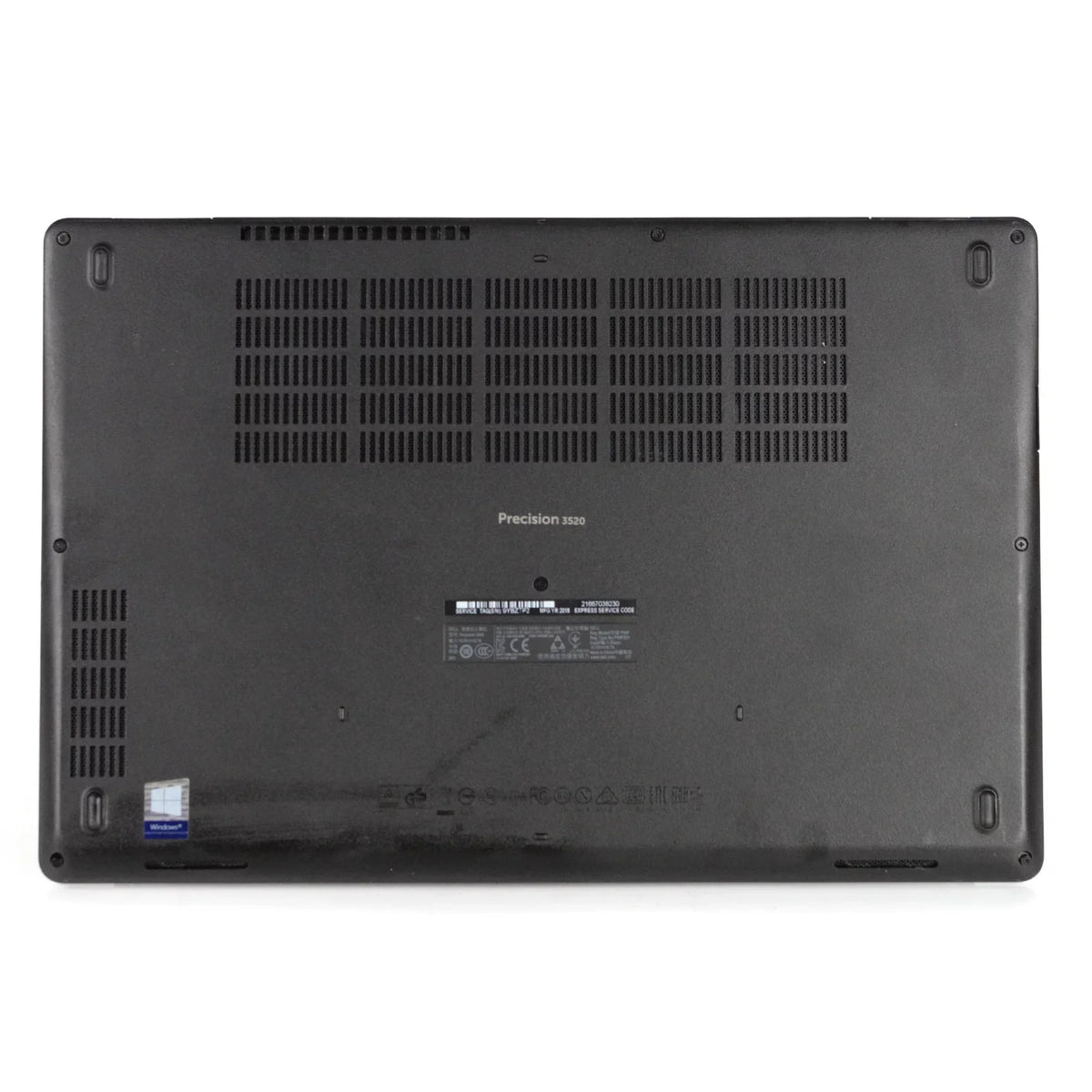 Used Dell Precision 3520 15.6" Laptop Core i7 8GB 256GB SSD M.2 Integrated Graphics Win 10 Home B v.WCA