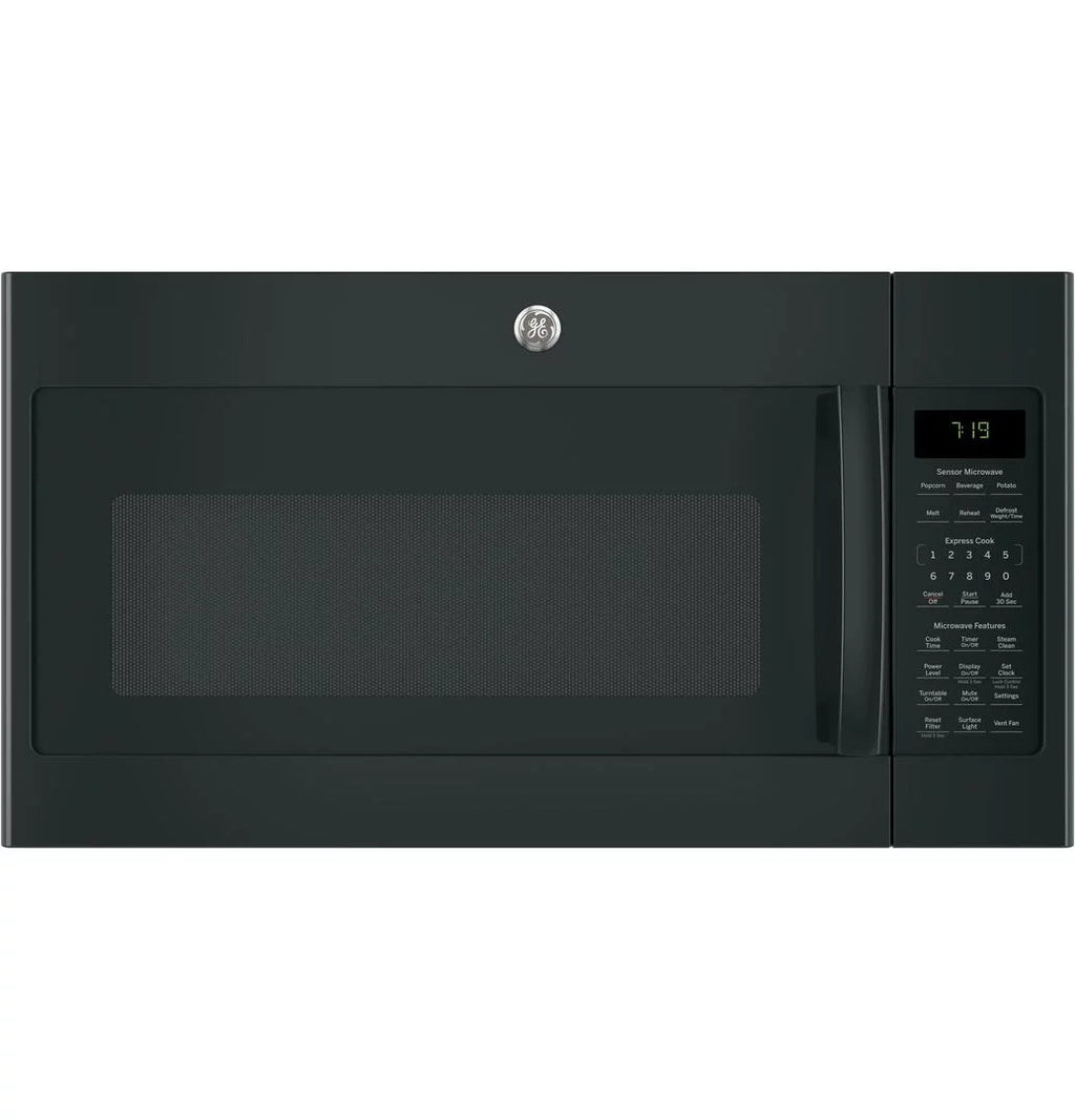 General Electric GE Over-the-Range Microwave Oven 1.9 cu. ft. Four-speed 400-CFM, Black