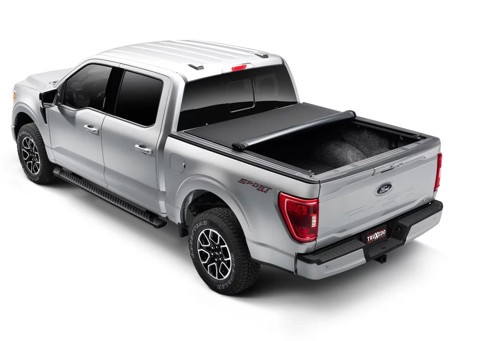 TruXedo Pro X15 Soft Roll Up Truck Bed Tonneau Protection | 1498301 | Compatible with 2015 - 2023 Ford F-150 6' 7" Bed (78.9") , Black