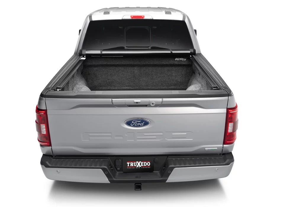 TruXedo Pro X15 Soft Roll Up Truck Bed Tonneau Protection | 1498301 | Compatible with 2015 - 2023 Ford F-150 6' 7" Bed (78.9") , Black