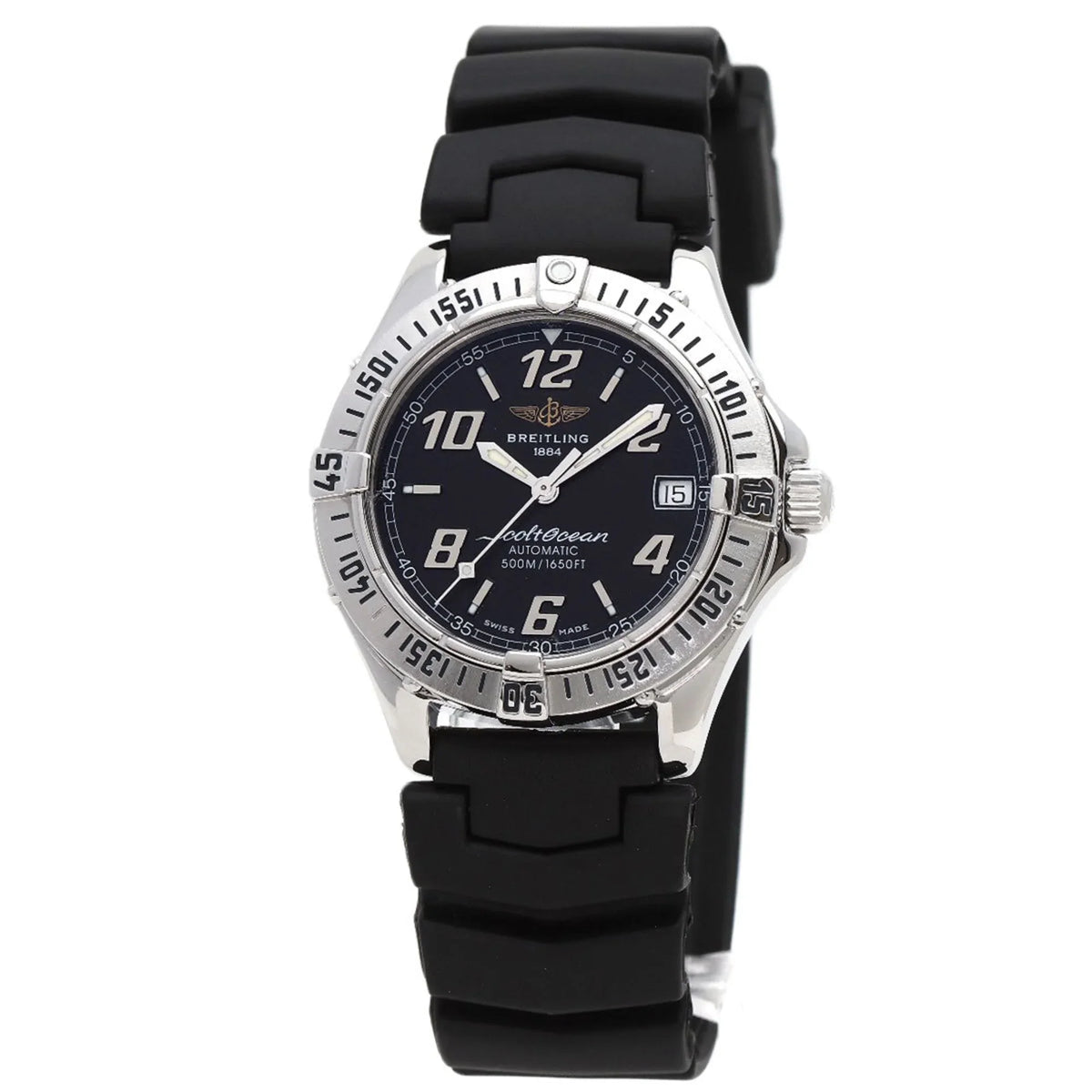 Pre-Owned BREITLING A17350 Colt O'Shearn Watch Stainless Steel/Rubber Men's (Good)
