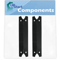 2-Pack BBQ Grill Heat Shield Plate Tent Replacement Parts for Charmglow 810-7600-S - Compatible Barbeque Porcelain Steel Flame Tamer, Flavorizer Bar, Vaporizer Bar, Burner Protection 17 3/4"