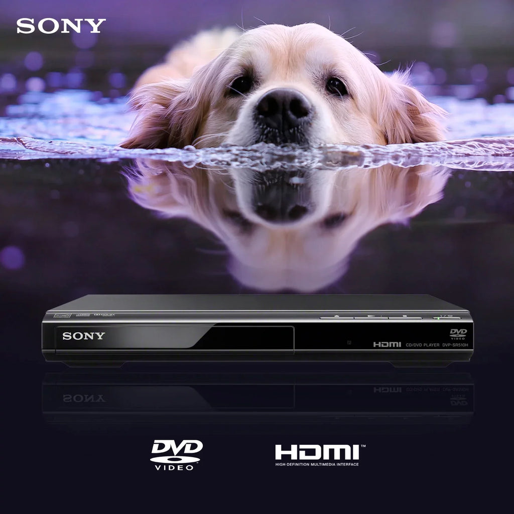 Sony DVP-SR510H 1 Disc(s) DVD Player, 1080p, Black