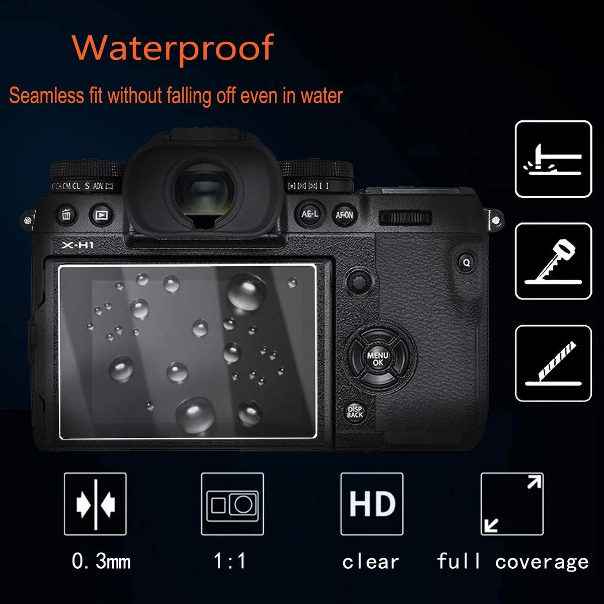 Alpha 7 IV Screen Protector compatible with Sony Alpha 7 IV A7 IV A7IV A7MIV A7M4 A7M IV 4 Mark IV, Anti-Scratch