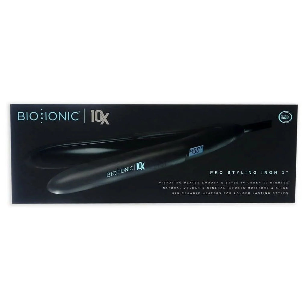 Bio Ionic 10X Pro Styling Flat Iron, 1"