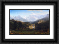 Albert Bierstadt 2x Matted 24x18 Black Ornate Framed Art Print 'The Rocky Mountains, Lander's Peak'