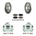 Transit Auto Rear Disc Brake Caliper Coated Rotors And Ceramic Pads Kit For 2012 Ram C/V With Dual Piston Front KCG-100132C