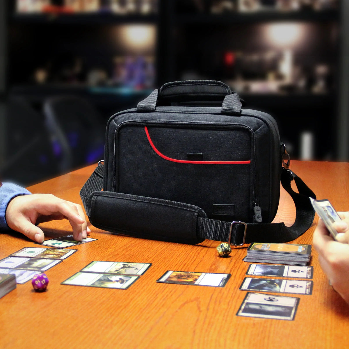 Gear Magic the Gathering MTG Deck Travel Bag - Card Protector Bag with Customizable Interior
