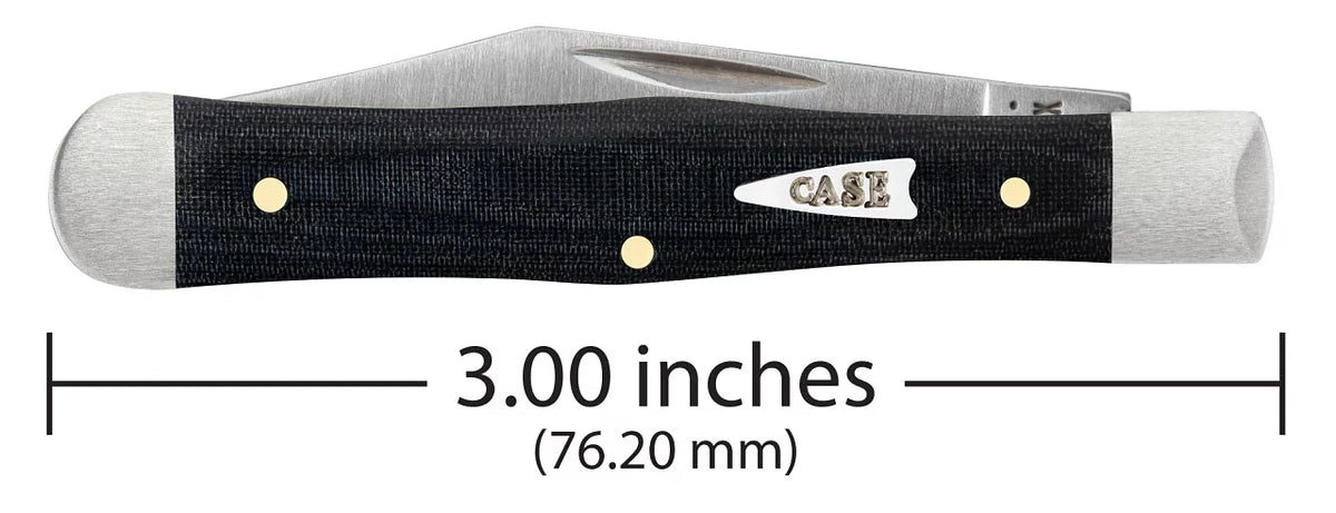 Case Cutlery 27737 Swell Center Jack Micarta Folding Pocket Knife