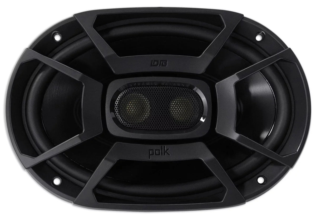 2) Polk Audio DB692 6X9" 450w Car Vessel Speakers+Headphones