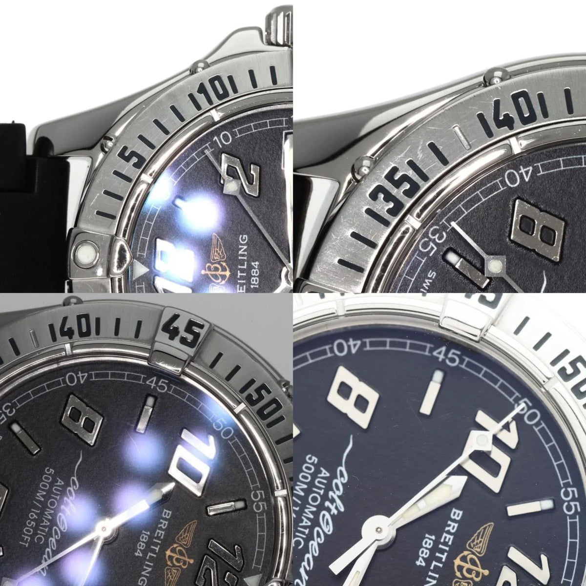Pre-Owned BREITLING A17350 Colt O'Shearn Watch Stainless Steel/Rubber Men's (Good)