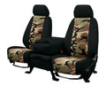 CalTrend Center 50/50 Split Bench Camo Seat Wrap for 1994-1997 Toyota Land Cruiser - TY120-92KS Retro Insert with Black Trim