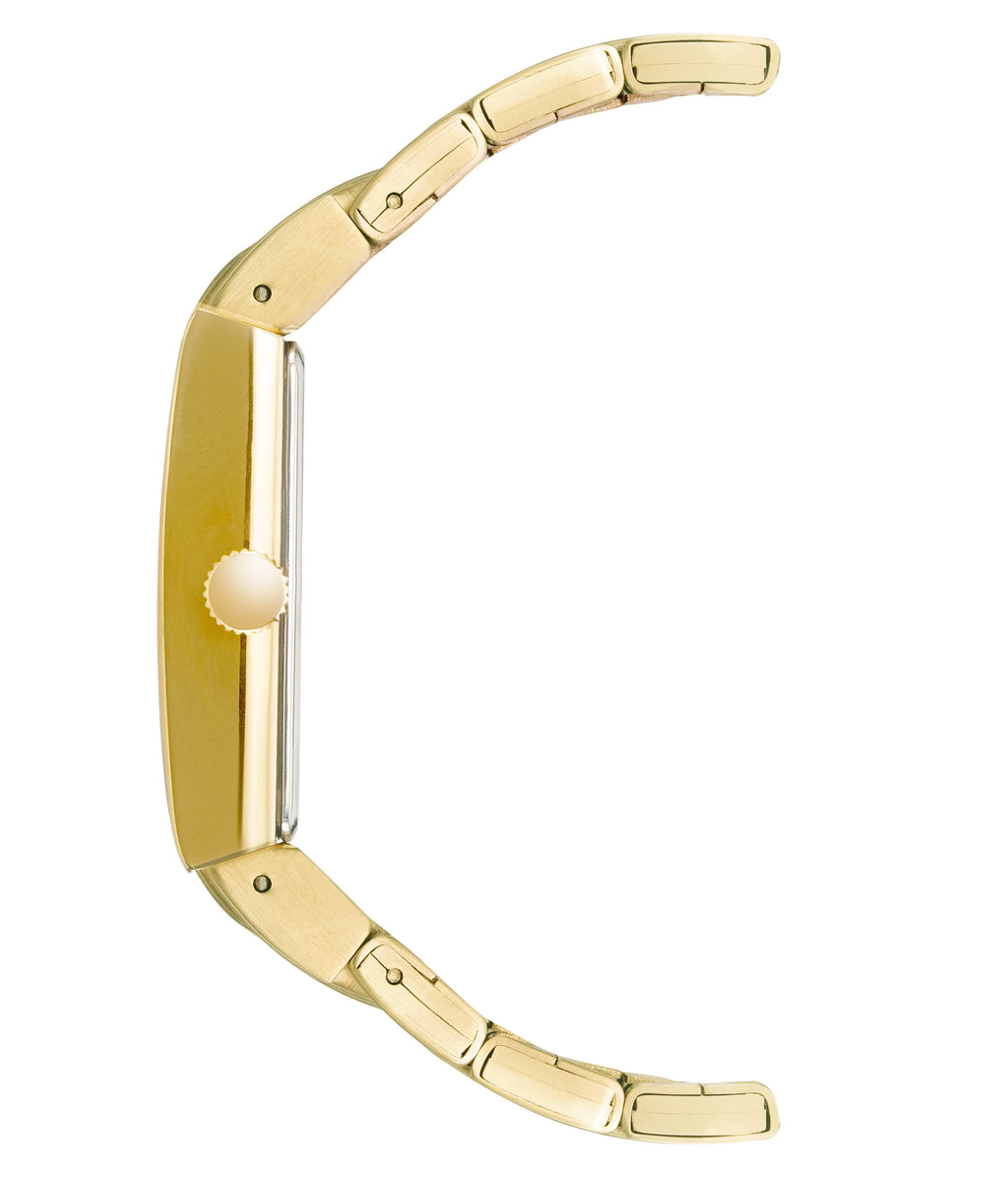 Armitron Mens Dress Watch with Gold Tone Metal Band